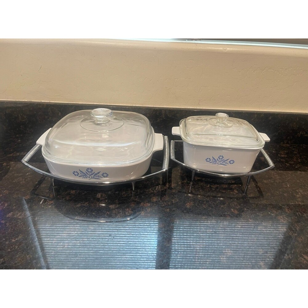 CorningWare blue Cornflower cookware 18-Piece Set - Picture 2 of 7